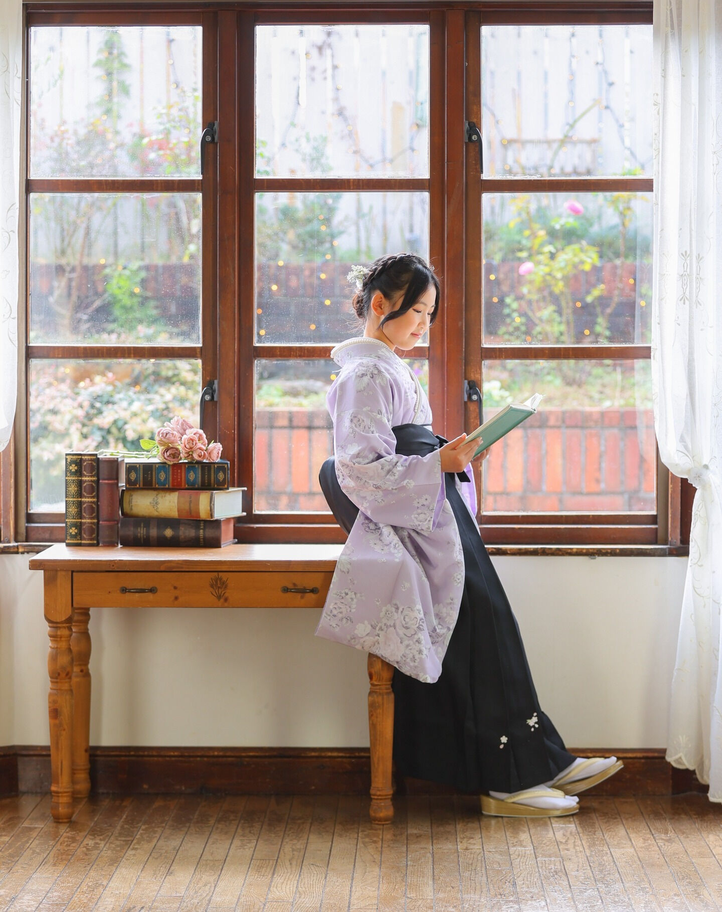 小学生の女の子の袴ならスタジオマイハウスにおまかせ！レンタル
