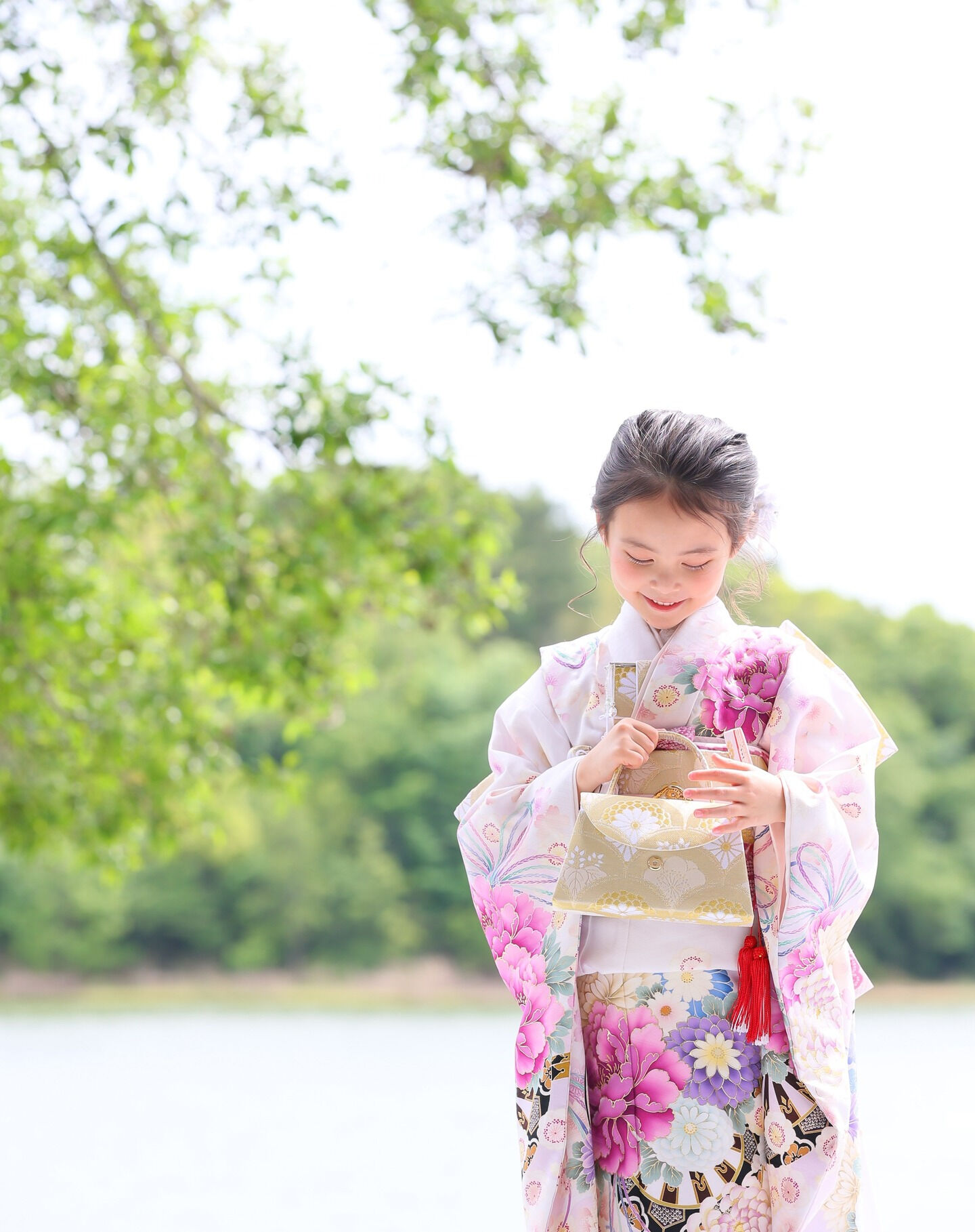 新緑が美しい季節ですね✨ お子さんの成長を記念する753の撮